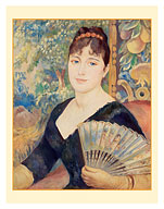 Woman with Fan (Femme à l’éventail) - c. 1886 - Fine Art Prints & Posters