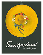 Switzerland Invites You - Swiss Federal Railways - c. 1937 - Fine Art Prints & Posters