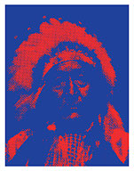 Chief Joseph (Nez Percé) in War Bonnet - North American Indian - c. 1969 - Fine Art Prints & Posters