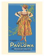 Anna Pavlowa - The Incomparable Russian Ballerina - c. 1920 - Fine Art Prints & Posters