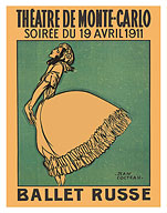 Ballet Russe - Tamara Karsavina - Théatre de Monte Carlo - c. 1911 - Fine Art Prints & Posters