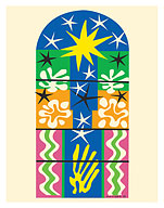 Christmas Eve - Maquette Design for Stain-Glass Window - c. 1952 - Fine Art Prints & Posters