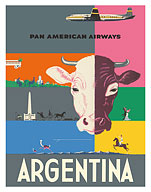 Argentina - Cow Head - c. 1955 - Fine Art Prints & Posters