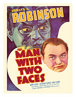 The Man with Two Faces - Starring Edward G. Robinson & Mary Astor - Directed by Archie Mayo - c. 1934 - Fine Art Prints & Posters