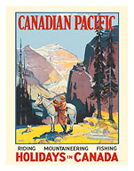 Holidays in Canada - Canadian Pacific - c. 1925 - Fine Art Prints & Posters
