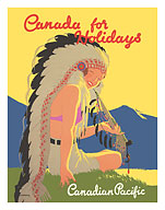 Canada for Holidays - Canadian Pacific - c. 1937 - Fine Art Prints & Posters