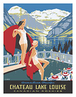 Chateau Lake Louise - Canadian Rockies - Canadian Pacific Hotel - c. 1938 - Fine Art Prints & Posters