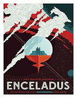 Enceladus - More than 100 Breathtaking Geysers - Fine Art Prints & Posters