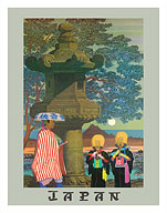 Japan - Komuso Zen Monks - Samurai Warrior - c. 1970's - Fine Art Prints & Posters
