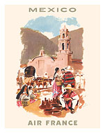 Mexico - Catholic Church - c. 1958 - Fine Art Prints & Posters