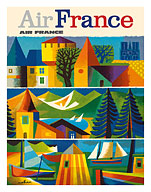 French Cities, Mountains and Seas - c. 1964 - Fine Art Prints & Posters