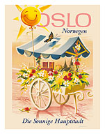 Oslo Norway (Norwegen) - The Sunny Capital (Die Sonnige Hauptstadt) - c. 1966 - Fine Art Prints & Posters