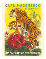 Carl Hagenbeck’s Zoo - Unique Animal Paradise - Hamburg, Germany - c. 1952 - Fine Art Prints & Posters
