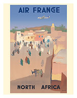 North Africa - Aviation - c. 1950 - Fine Art Prints & Posters
