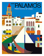 Visit Palamós, Spain - c. 1967 - Fine Art Prints & Posters