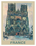 France - Cathedral of Our Lady of Reims (La Cathedral De Reims) - c. 1910's - Fine Art Prints & Posters