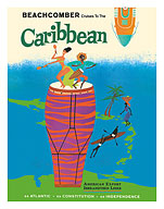 Caribbean Islands - Beachcomber Cruises - Calypso Dancers - c. 1964 - Fine Art Prints & Posters