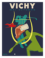 Vichy, France - May through October (Mai - Octobre) - Resorts & Spas - c. 1948 - Fine Art Prints & Posters
