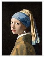 Girl with a Pearl Earring - c. 1665 - Fine Art Prints & Posters