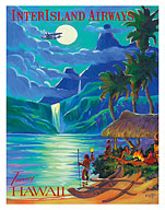 Touring Hawaii - InterIsland Airways - Fine Art Prints & Posters