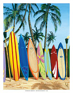 Bunch of Boards - Surfboard Art - Fine Art Prints & Posters