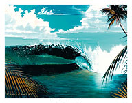 Tropical Tube - Breaking Wave - Surf - Fine Art Prints & Posters