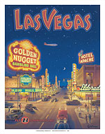 Las Vegas, Nevada - Bonanza Air Lines - Fine Art Prints & Posters