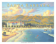 Santa Barbara, California - The Potter Hotel - Fine Art Prints & Posters
