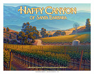 Happy Canyon of Santa Barbara Wineries - Fine Art Prints & Posters