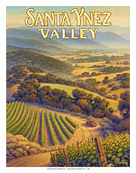 Santa Ynez Valley Wineries - Fine Art Prints & Posters