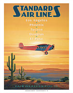 Standard Air Lines - The Fair Weather Route - Fokker F-V22 - Fine Art Prints & Posters