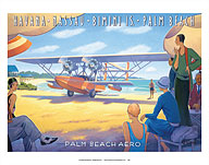 Palm Beach Aero - Havana, Nassau, Bimini Island, Palm Beach - Fine Art Prints & Posters
