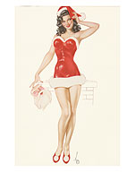 Pin Up Girl December - Fine Art Prints & Posters