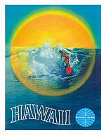 Pan American Hawaii, Sun & Surf - Giclée Art Prints & Posters
