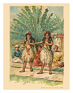 Hula Dancing Festival, Hawaii, 1903 - Fine Art Prints & Posters