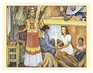Pan American Unity Mural (Detail Panel 3 Bottom) - c. 1940 - Fine Art Prints & Posters