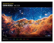 Carina Nebula From James Webb Telescope - 2022 - Fine Art Prints & Posters