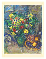 Vase of Flowers and Pineapple (Vase de fleurs à l’ananas) - c. 1962 - Fine Art Prints & Posters