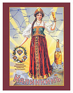 Kalinkin Russian Beer - Калинкинь - c. 1903 - Fine Art Prints & Posters