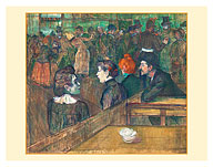 At the Moulin de la Galette Dance Hall - c. 1889 - Fine Art Prints & Posters