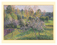 Flowering Apple Trees (Pommiers En Fleurs) - Eragny, France - c. 1895 - Fine Art Prints & Posters