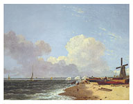 Yarmouth Beach Looking North, Morning - c. 1819 - Fine Art Prints & Posters