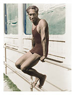 Gold Medalist Swimmer and Amabassador of Aloha - Duke Kahanamoku - Giclée Art Prints & Posters