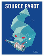 Source Parot - Carbonated Mineral Water - c. 1920's - Fine Art Prints & Posters