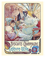 Lefèvre-Utile Biscuits Champagne - c. 1897 - Fine Art Prints & Posters