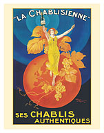 La Chablisienne Wine - Their Authentic Chablis (Ses Chablis Authentiques) - c. 1926 - Fine Art Prints & Posters