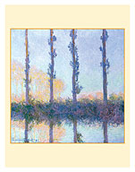 The Four Trees - Epte River near Giverny France - c. 1891 - Fine Art Prints & Posters