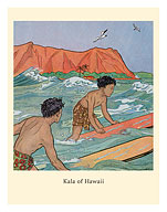 Kala of Hawaii - Book Illustration, from Children from Foreign Lands - c.1936 - Fine Art Prints & Posters