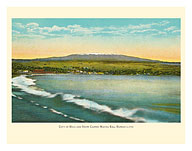 Hilo, Hawaii - Snow Capped Mauna Kea - Big Island - c. 1930 - Giclée Art Prints & Posters