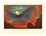 Kilauea Volcano - Big Island, Hawaii - Pele Fire Goddess - c. 1910 - Fine Art Prints & Posters